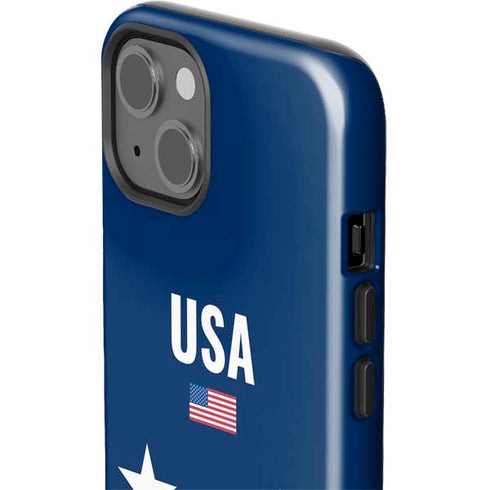 USA Flag Stars iPhone 15 Impact Case